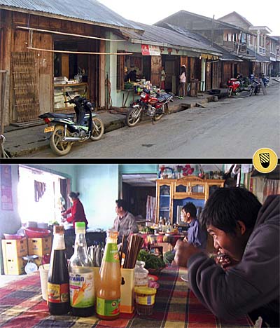 Phongsali Town, in a local Restaurant, by Asienreisender